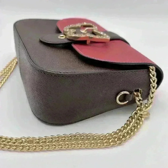 Coach Gemma Crossbody Bag In Colorblock With Butterfly Buckle EUC - Picture 8 of 14